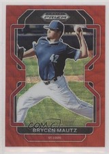 2022 Panini Prizm Draft Picks Red Wave Prizm Brycen Mautz #PDP59 0oa7