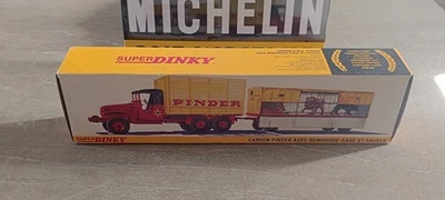 Camion GMC Pinder Avec Remorque Cage Et Fauves Réf 881 Super Dinky Atlas 1/43 - Photo 1/4
