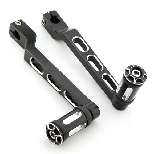 Gear Heel Toe Shift Lever w/ Shifter Pegs For Harley Road King Tour Glide FLT - Bild 5 von 16