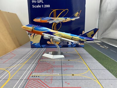 SQ Wings 1/200 Singapore Boeing 747-400 9V-SPL L2002FD SQ Wings 1/200 Singapore Boeing 747-400 9V-SPL L2002FD