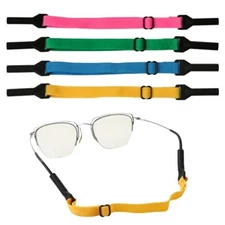 4 Pack No Tail Adjustable Glasses Strap Eyeglass Sunglasses Holder Straps