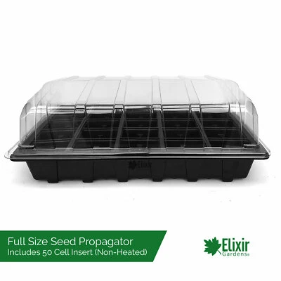 Elixir Gardens 50 Cell Professional Propagator Kit for Seeds Cuttings Seedlings