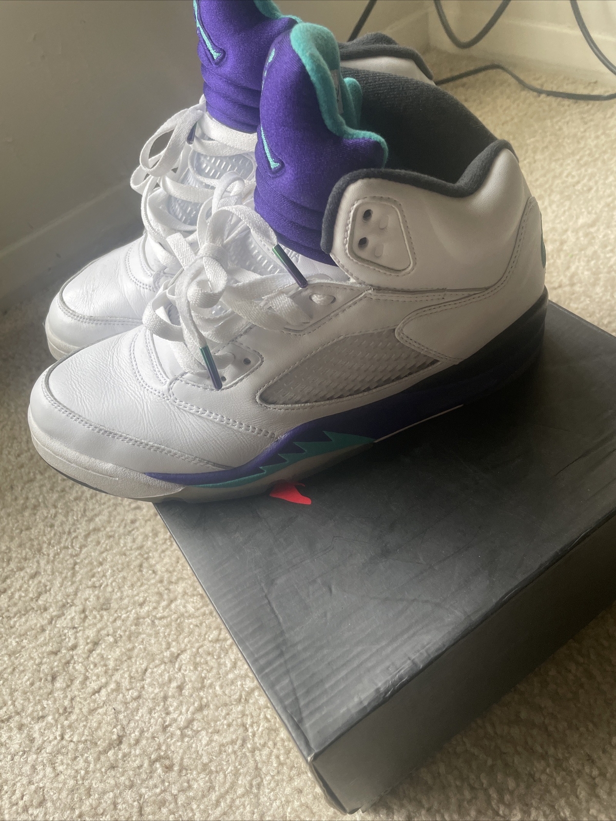 Air Jordan 5 Nrg Grape 2018 Fresh Prince Gem