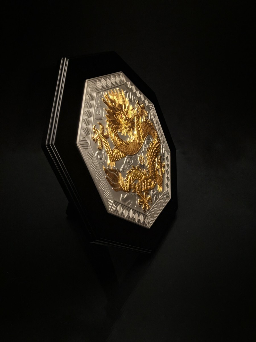 ロイヤルセランゴール Oriental Dragon Plaque Royal Selangor Oriental Collection Pewter & Gold Dragon