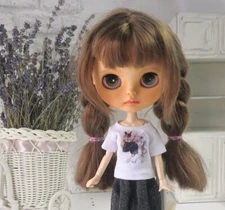 Fashion T-shirt for Doll Blythe Doll Clothes Handmade Shirt 1/6 scale bjd doll