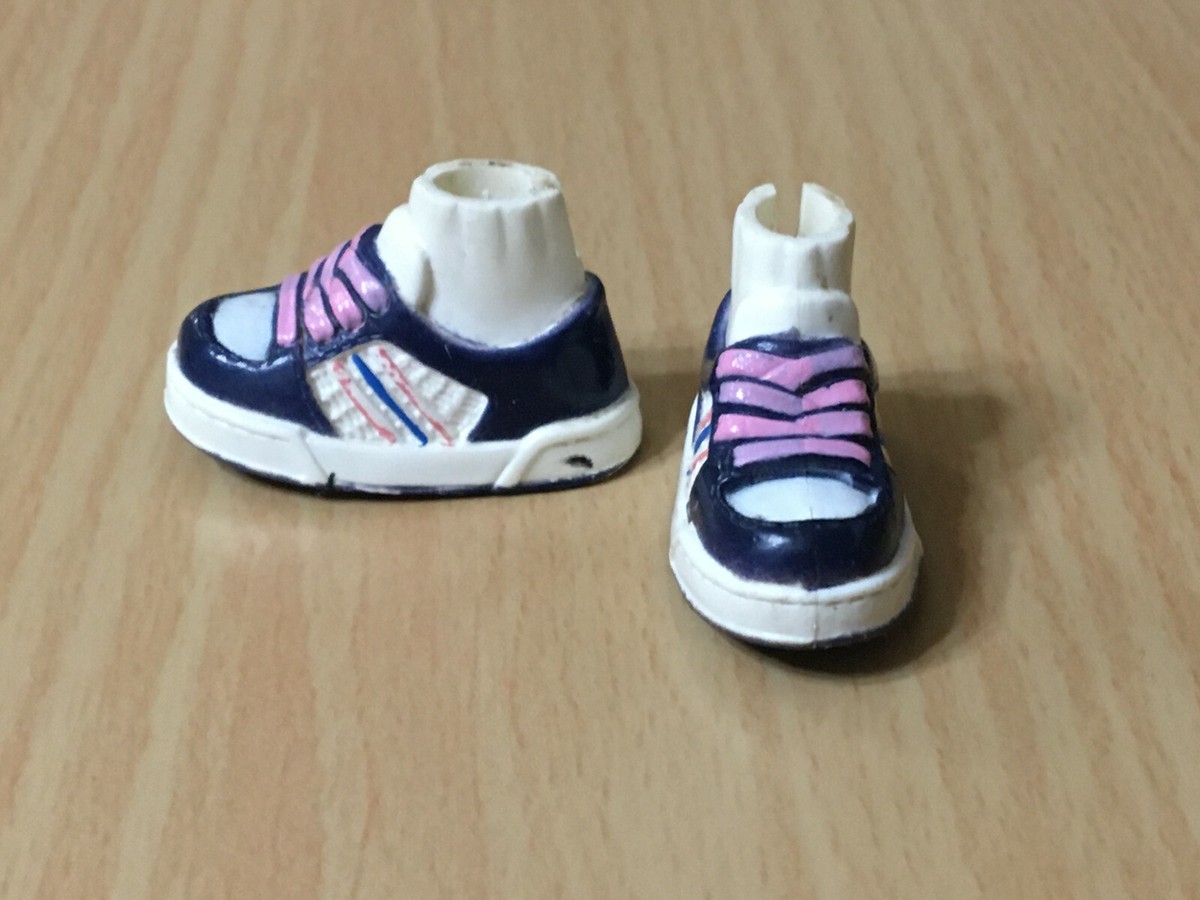 Barbie My Scene Sporty Style Chelsea Doll's Navy Shoes Adidas Flat Sneakers Rare Barbie My Scene Sporty Style Chelsea Doll's Navy Shoes Adidas Flat Sneakers Rare