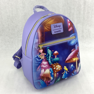 Loungefly Disney Alice In Wonderland Mini Backpack Mushrooms  display picture 3