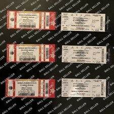 2021 World Series Souvenir Ticket Stub Houston Astros Atlanta Braves