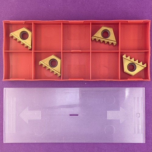 4pc VARGUS VARDEX 5I 6UN TM2 Carbide Thread Mill Inserts: VKX🎯Machinist - Picture 4 of 4