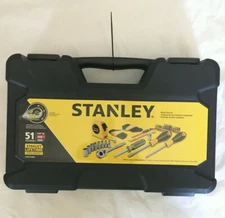 NEW Stanley STMT74864 - 51 pcs Mixed Hand Tool Set with Carry Case