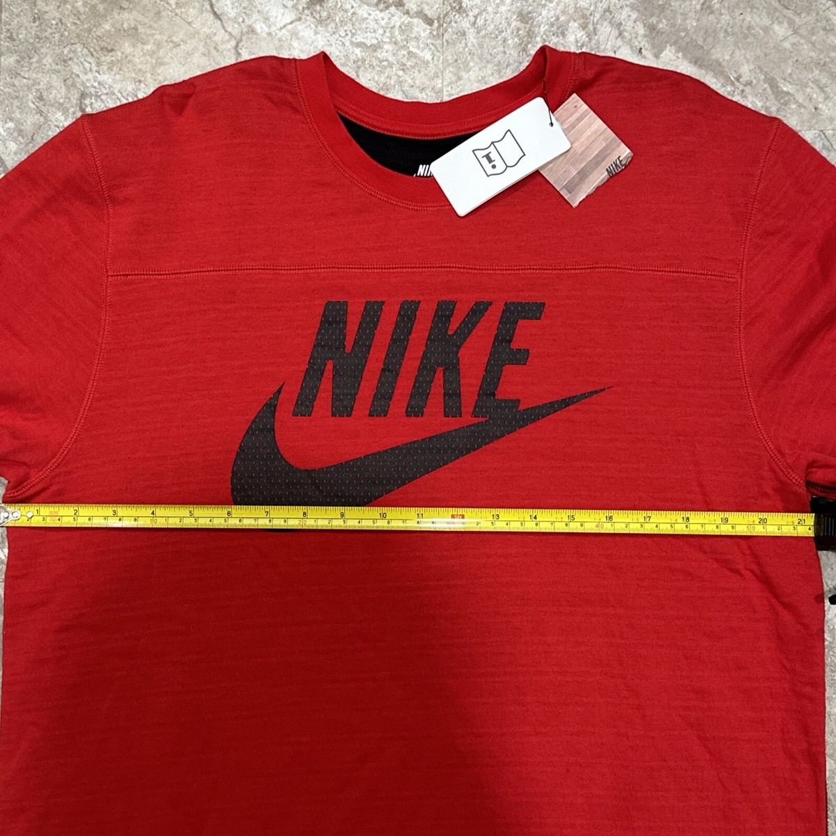 NIKEドッグ　専用 NWT SAMPLE TAGGED Mens Large Nike Red Black Long Sleeve Sweater