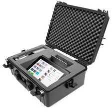 CASEMATIX IPX7 Waterproof Travel Case for Square Register POS – Foam Protection