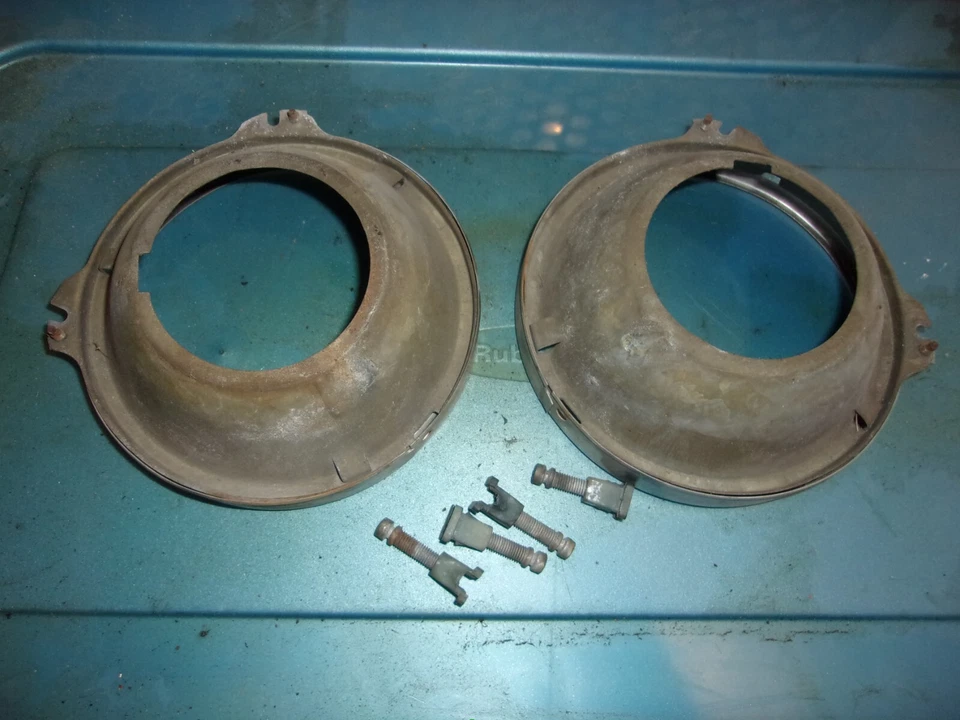 Faros Buick Wildcat 1964 cucharones, anillos y ajustadores OE 6 pulgadas Foto 3 de 4