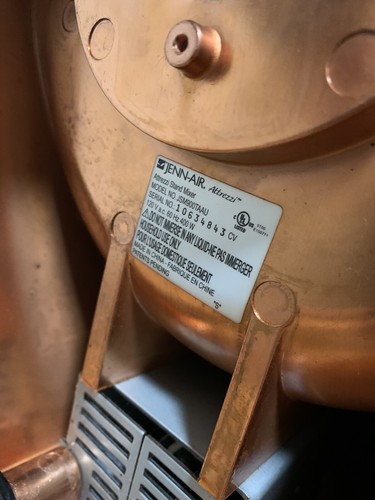 Rare Jenn-Air Attrezzi Stand Mixer Antique Copper JSM900TAAU Tested Working - 第 10/11 張圖片