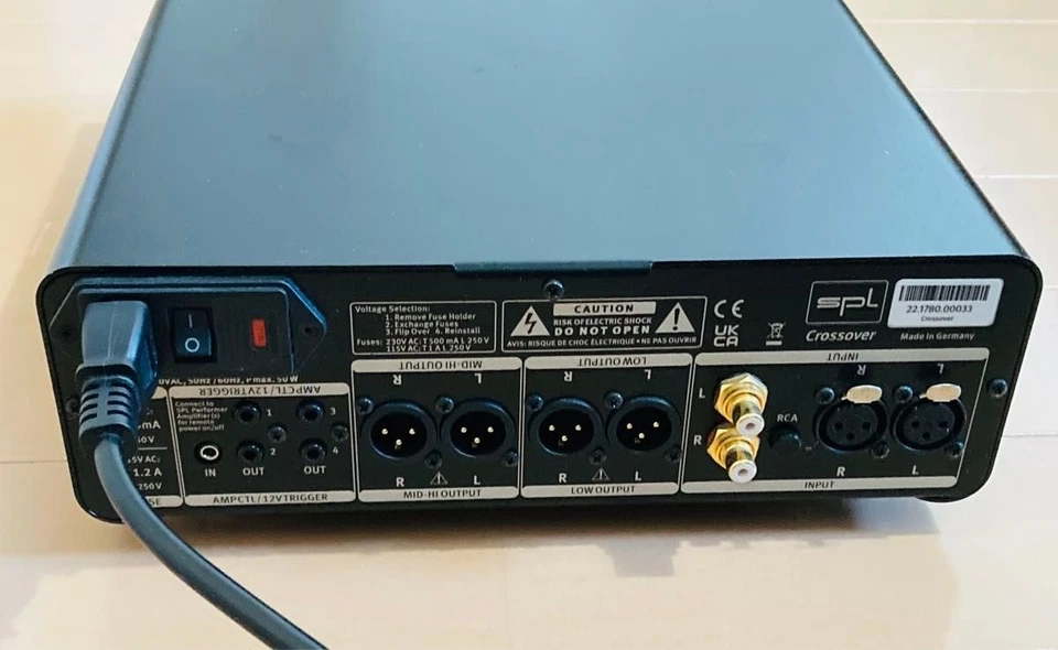 SPL Crossover Black – High-End Analog 2-Way Active Crossover for Hi-Fi & Studio - Image 4 of 4