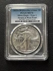 2021 W Silver Eagle $1 Type 1 West Point FDOI PCGS MS70 Nice Business Strike