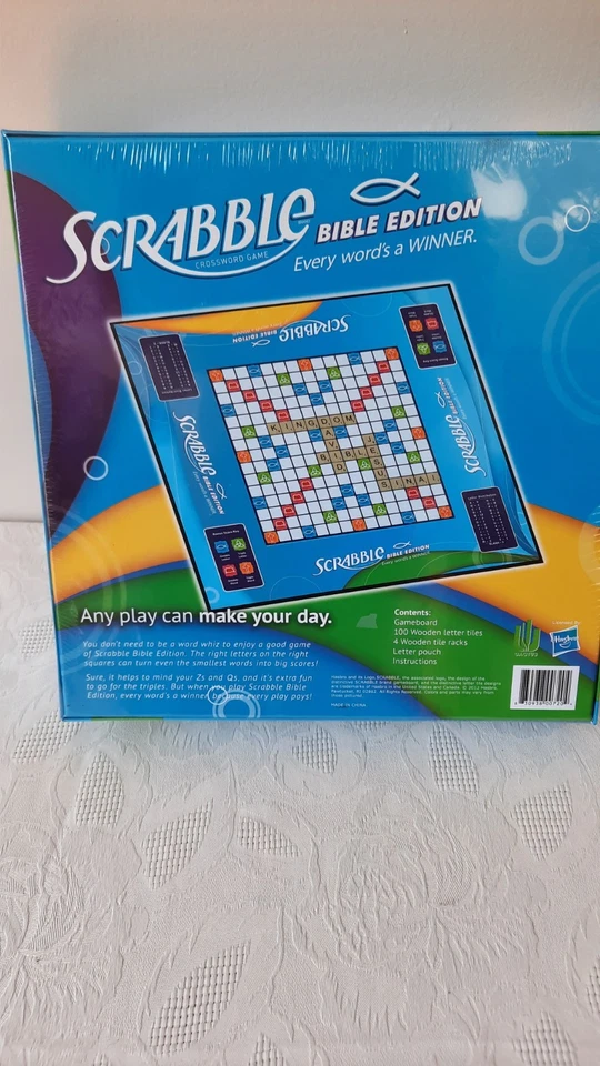 Scrabble Bible Edition New and Sealed for Family Ages 8+ - Image 2 of 3