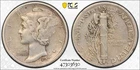 1921-D Mercury Dime ~ PCGS VF30 ~ Semi-key Date! ~ 90 % Silver ~ Free Shipping ~