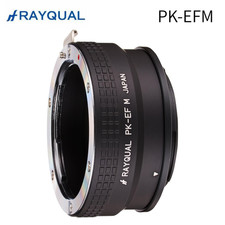 Rayqual Mount Adapter Pentax K Lens to Canon EOS M Body Precision Crafted PK-EFM