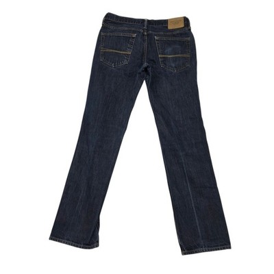 Abercrombie & Fitch Slim Straight Jeans Mens 31x30 Dark Wash 