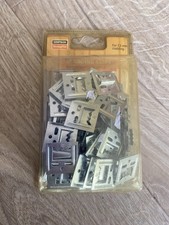 100 Cladding Fixing Clips With Nails for 7.5mm Cladding Top-quality Strong Tie
