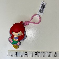 Disney Princess Little Mermaid Ariel Figural Bag Clip Keychain Mfg By M.I.I.