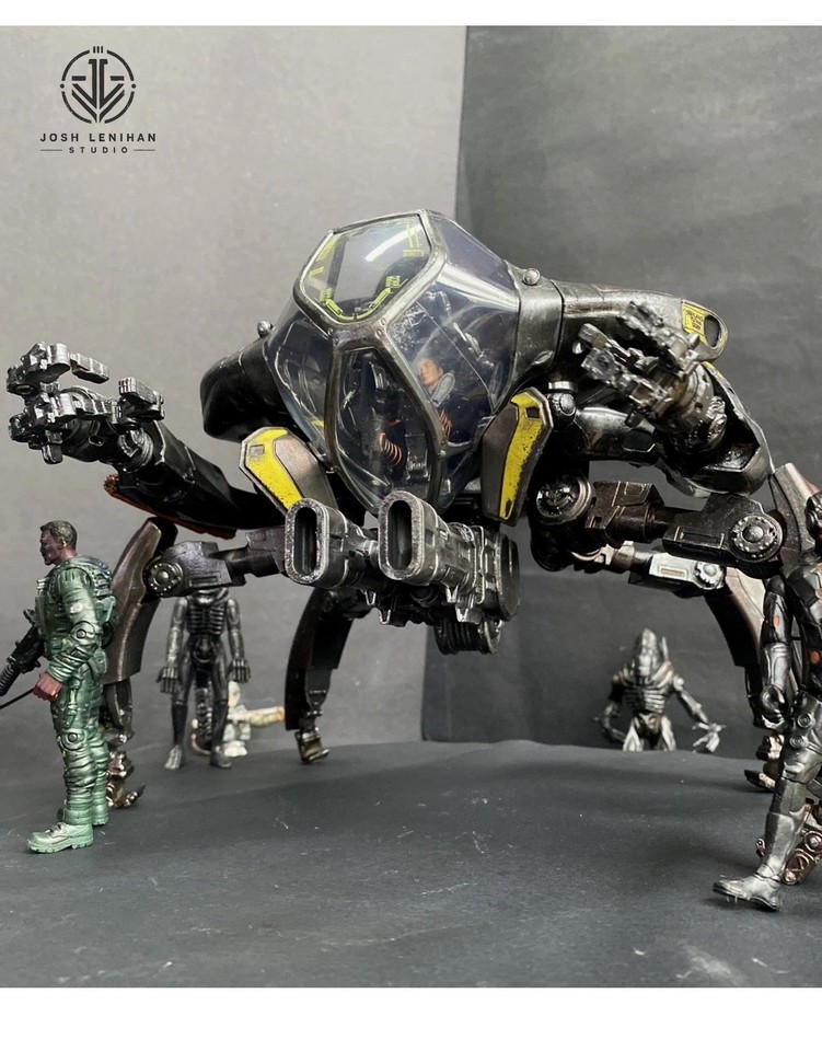 Custom Aliens Weyland Yutani Vehicle Romulus Neca Prometheus Alien ...