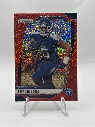 2024 Panini Prizm Red Sparkle Treylon Burks #281 Tennessee Titans