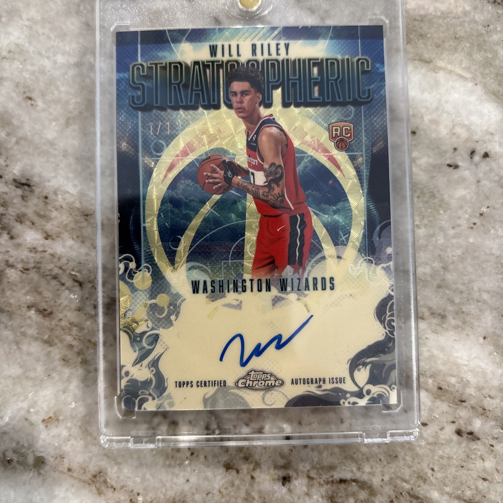 2025-26 Topps - Signed and Sealed Will Riley #BSI-WR (AU, RC)