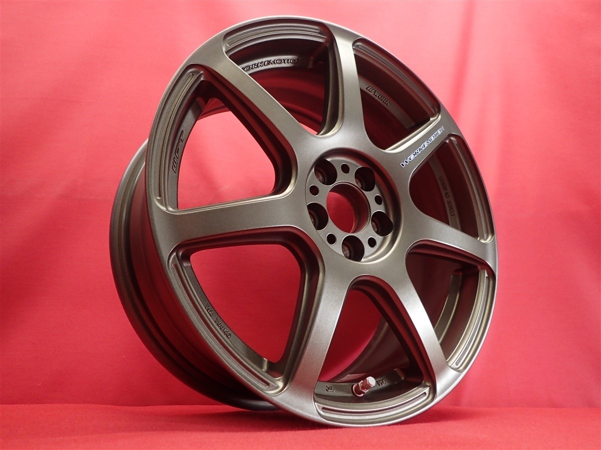 Work Emotion T7R Used Wheels 4 Pcd 7J 17 Inch Pcd100 5 Holes