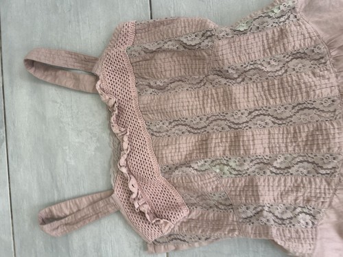 Old label next pink baby pink lace corset top cami Women’s 10 - Picture 5 of 10