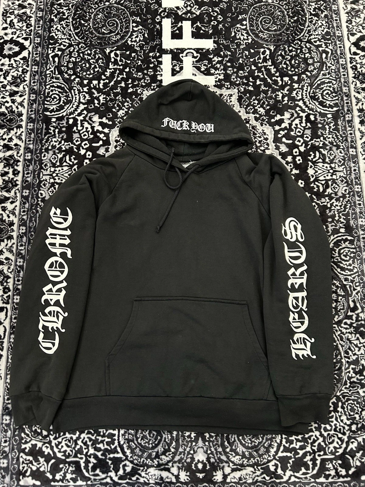 Chrome Hearts Vintage Horseshoe Thermal Hoodie Size M Clean!!
