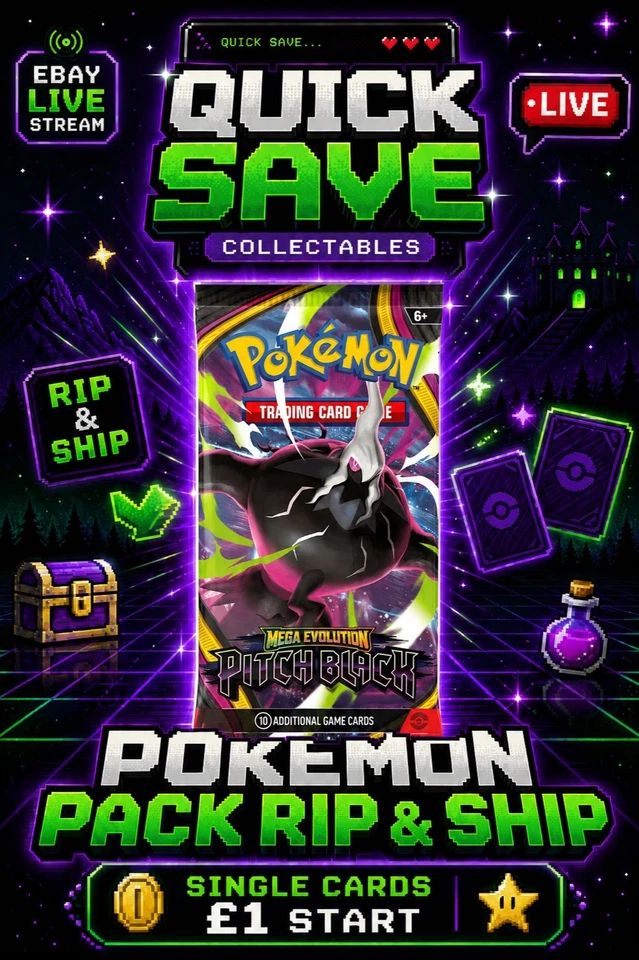 Battle Styles Stellar Crown Pack Rips + More £1 Pokémon Singles Start! LIVE