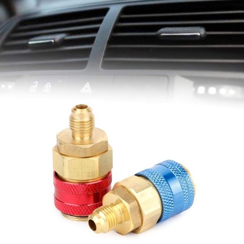 Professional R134A Connector Convenient R134A Straight Quick Coupler 2-piece/set - Picture 2 of 8