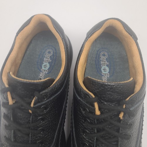 Zapatos para diabéticos Dr Comfort Stallion de cuero negro para hombre talla 10 W - Imagen 9 de 11