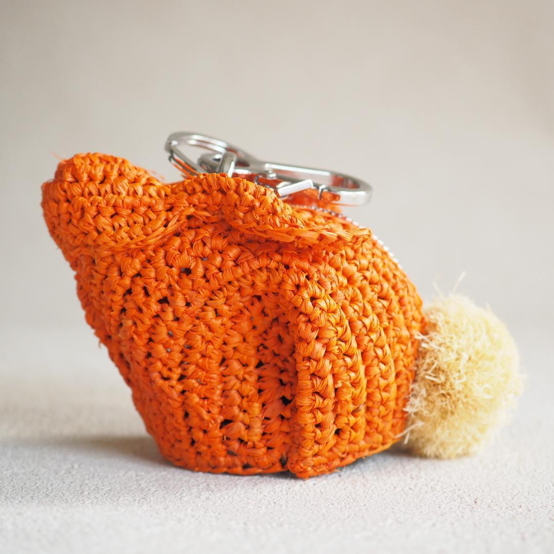 Loewe Bunny Charm Coin Case Orange Raffia | eBay Loewe Bunny Charm Coin Case Orange Raffia | eBay
