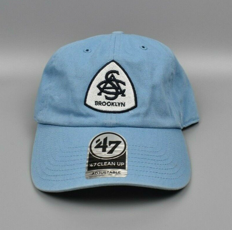 47 Brand Brooklyn Black Fives Basketball Adjustable Strapback Cap
