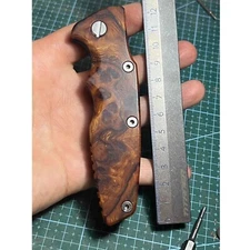 1 Pc Custom Made Desert Ironwood Handle Scale for Hinderer Eklipse 3.5″