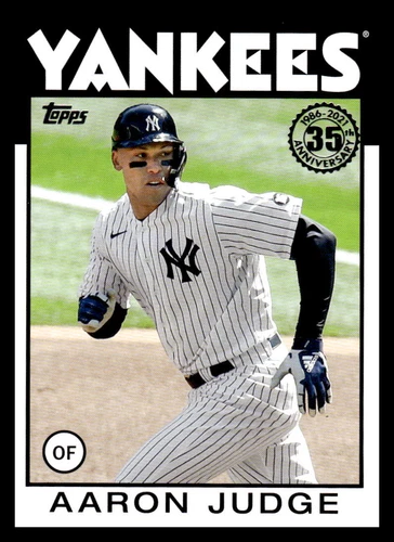 2021 Topps Update Aaron Judge  #86B-12 New York Yankees Baseball Card