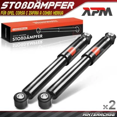 2x Gasdruck Stoßdämpfer Hinten für Opel Combo Corsa C Meriva Zafira A F75 T98 - Bild 1 von 4