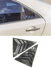 2Pcs Car Rear Side Window Quarter Louver Covers For 2012-2017 Toyota Camry -USA