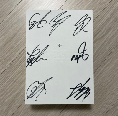 BTS Album BE Deluxe Edition Signed Promo rare and limited. Proof ig: kova.seller