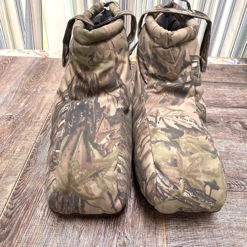 Vtg ICEBREAKER Insulated Overboot Sz M Realtree Camo Boot Blanket Warmer Hunting - Picture 5 of 12