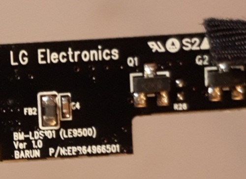 SCHEDA PULSANTE TASTO ACCENSIONE ON/OFF BM-LDS101 LE9500TV LG TV LG 47LX9800-ZA - Picture 3 of 6