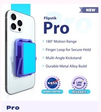 Flipstik Defy Gravity Cell Phone Stick Pro Stand Grip Loop - Black Newunopen Flipstik Defy Gravity Cell Phone Stick Pro Stand Grip Loop - Black Newunopen