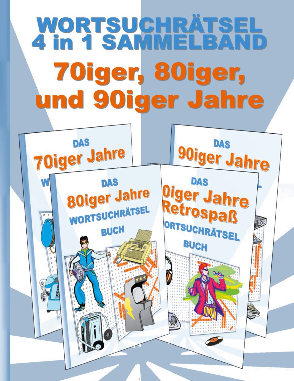Thumbnail - Wortsuchrätsel 4 In 1 Sammelband 70iger, 80iger Und 90iger Jahre
