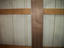 1 PC WALNUT LUMBER WOOD KILN DRIED BOARD 29 5/8"X 6 3/4"X 1" LOT 282A FLAT CLEAR