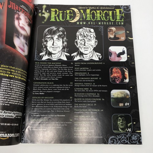 RUE MORGUE Horror Magazine #45 May 2005 Tatsuo Charles Burns Bosh Figurines - Picture 4 of 5