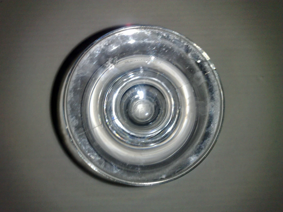 Weinfurtner Glasvase Tischvase Amphorenform bemalt m. buntem Blumenmotiv H:19cm. - Bild 3 von 3