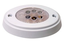 Innovative Lighting Oval White LED Push Lens Cabin Light White Case